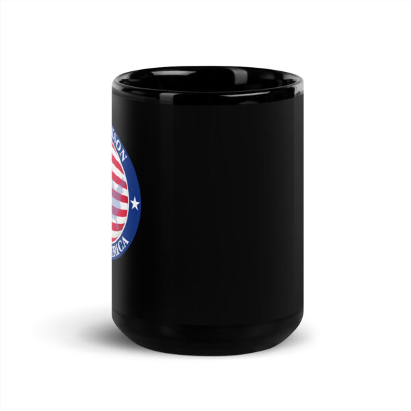 ew jackson for america black glossy mug